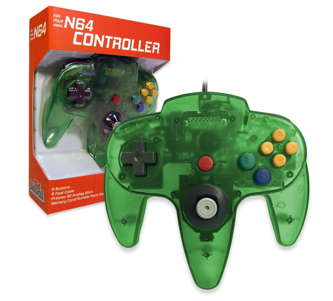 green n64 controller